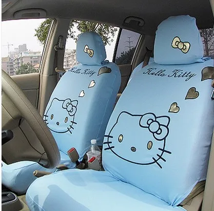 Женский универсальный чехол для автомобильных сидений с рисунком hello kitty девочек