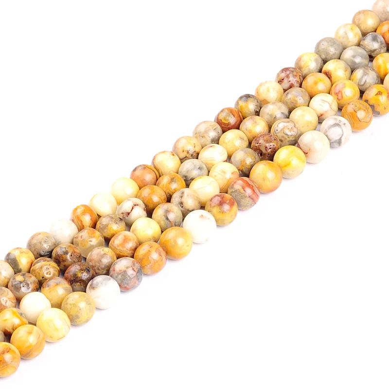 

High quality natural crazy agata Beads round loose stone Beads 15" Strand 4 6 8 10 12mm DIY Jewelry Making bracelet