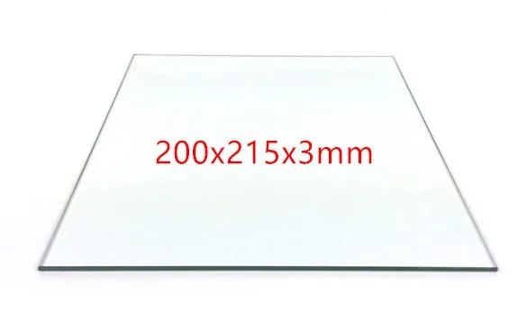 

200*215 *3mm 3D Printer Borosilicate Glass Build Plate For Heated Bed RepRap/Prusa/Mendel