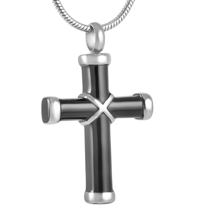 

Memorial Urn Necklace for Ashes Knot Cross Cremation Jewelry Ashes Holder Stainless Steel Keepsake Urn Pendant