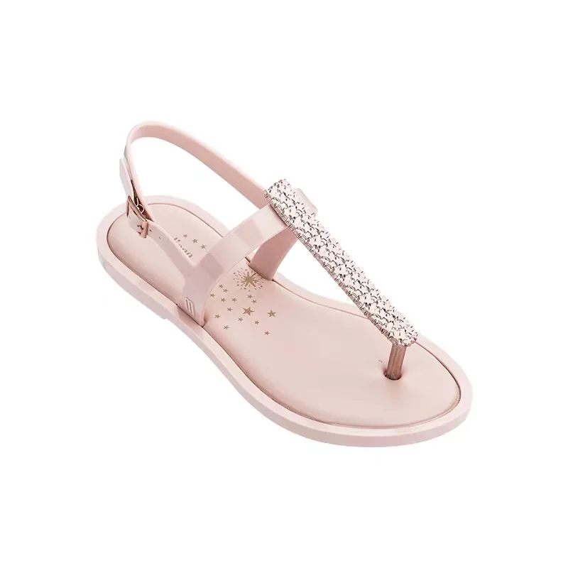Женские блестящие сандалии Melissa пляжные на платформе размер 36 39 2019|Боссоножки и