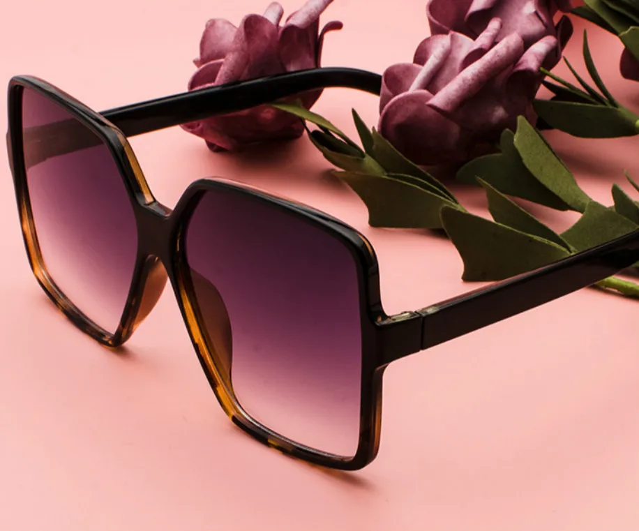 Винтажные Солнцезащитные очки оверсайз для женщин 2020 роскошные квадратные