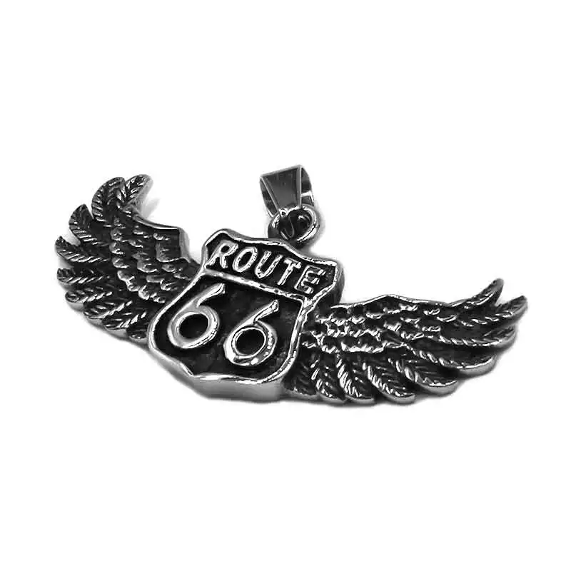 Подвеска из нержавеющей стали Route 66 Мужская винтажная подвеска SWP0512|Подвески| |
