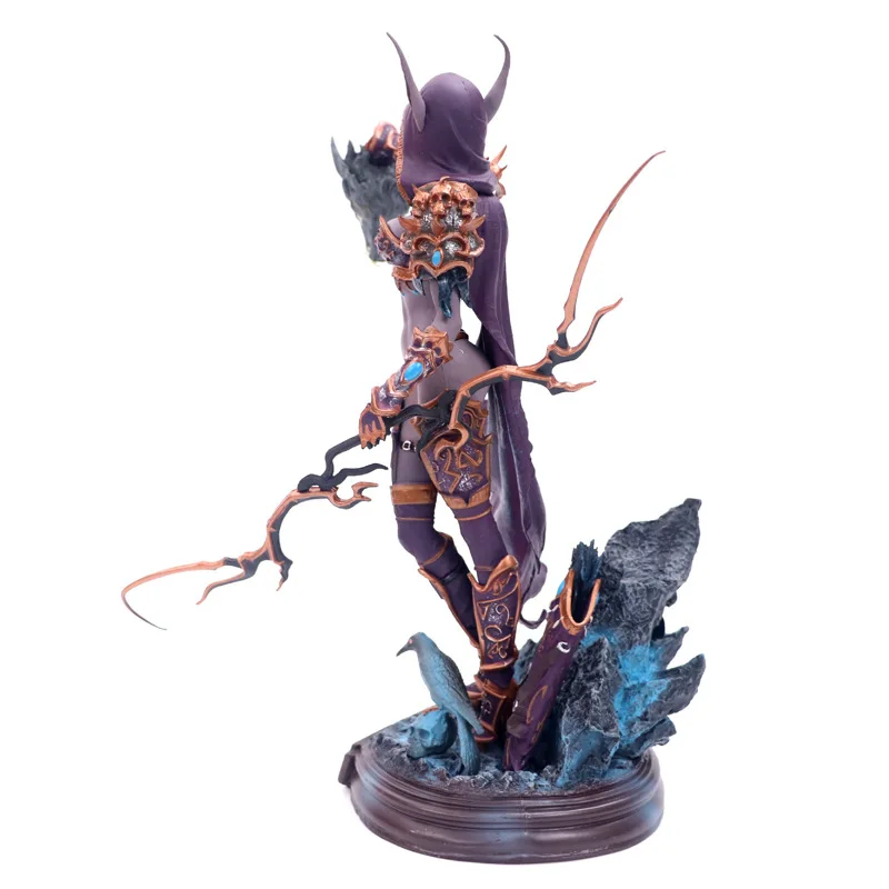 Игра WOW персонаж Sylvanas Windrunner Племенной призрак королева 20 см Статуя Фигурка модель игрушки