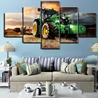 Холст Картина 5 шт. искусство трактор HD печатных wall art home decor холст картина печать плакатов Бесплатная доставка F2620