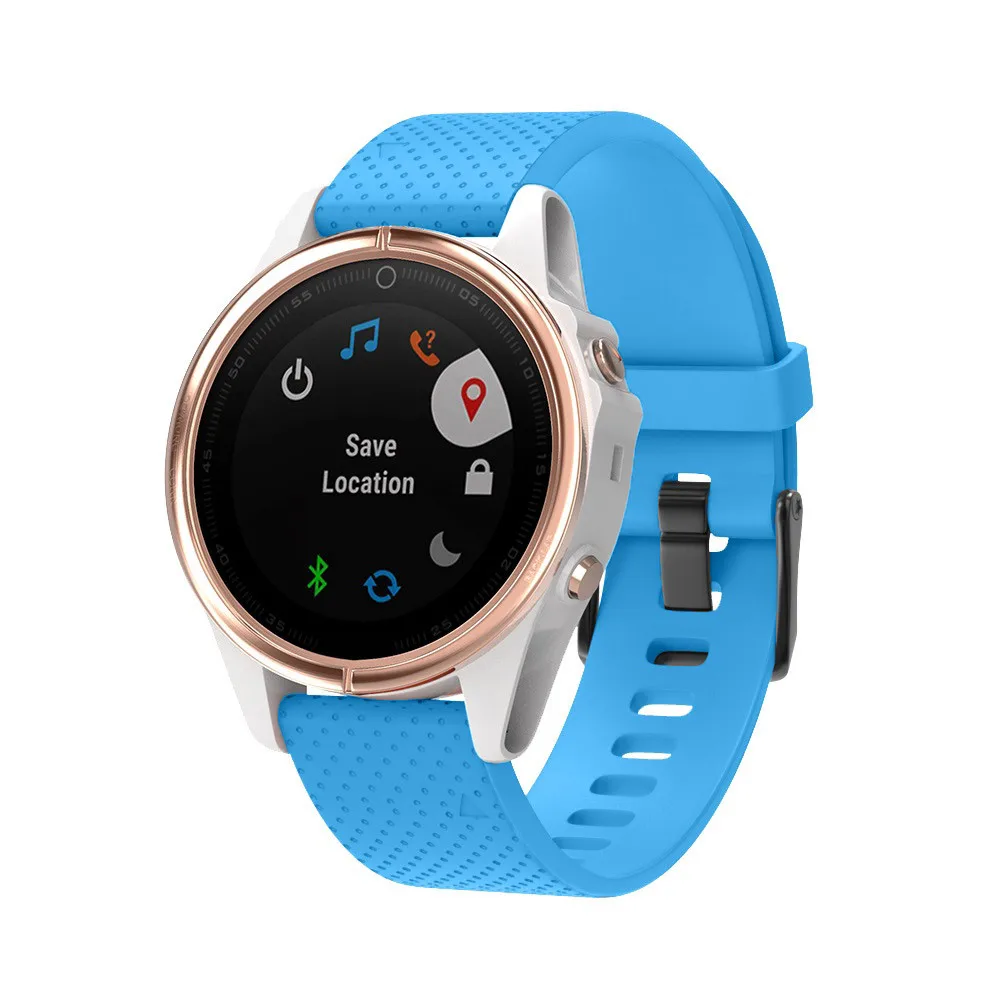 Спортивный Браслет для Garmin Fenix 5S Plus, сменные ремешки для часов, силиконовый, быстросъемный, легко прилегающий, Wirstband ремешок l1017#2