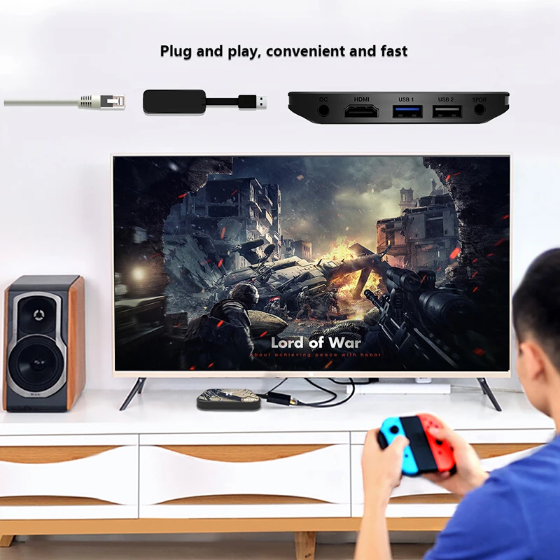 A95X Plus Android ТВ Box Amlogic S905 Y2 8 1 4 Гб DDR4 32 Встроенная память 2 4G/5G Wi Fi USB3.0 BT4.2 Поддержка K H.265