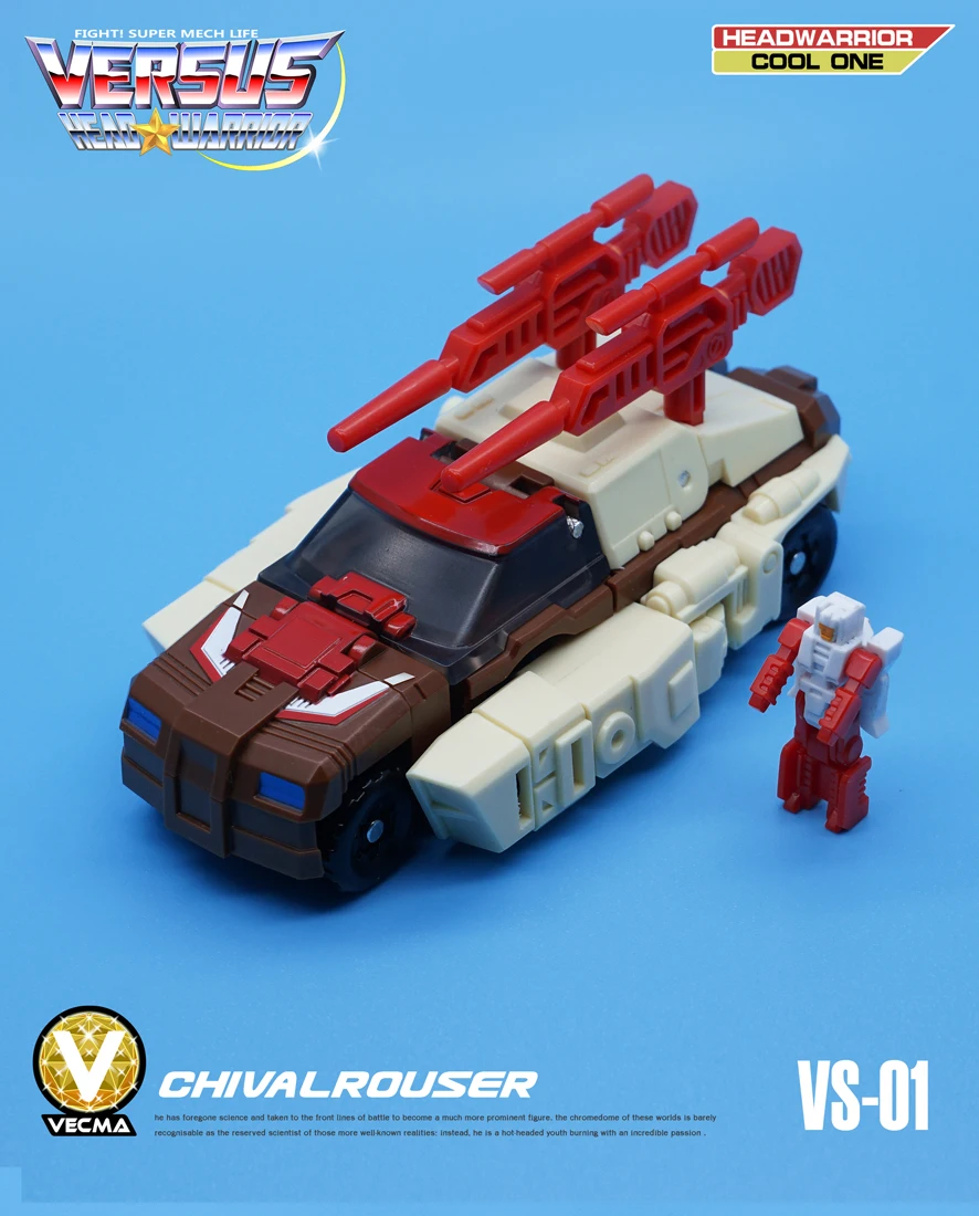 Трансформация головных уборов mft VS-02 VS02 Weirdwolf Cupola CHROMEDOME фигурка игрушки