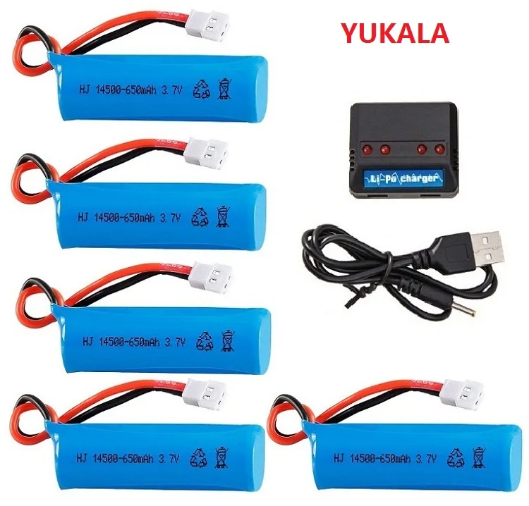 TKKJ H116 2 4 ГГц канала Мини R/C Лодка 3 7 V 650 мА/ч литий-ионный аккумулятор 14500 зарядное