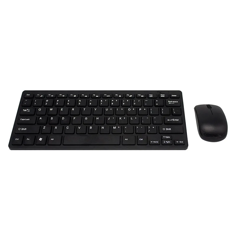 GuHo Ultra Slim Беспроводной клавиатура Мышь Combo 2 4 г механическая Klavye Teclado Inalámbrico Gamer Kit