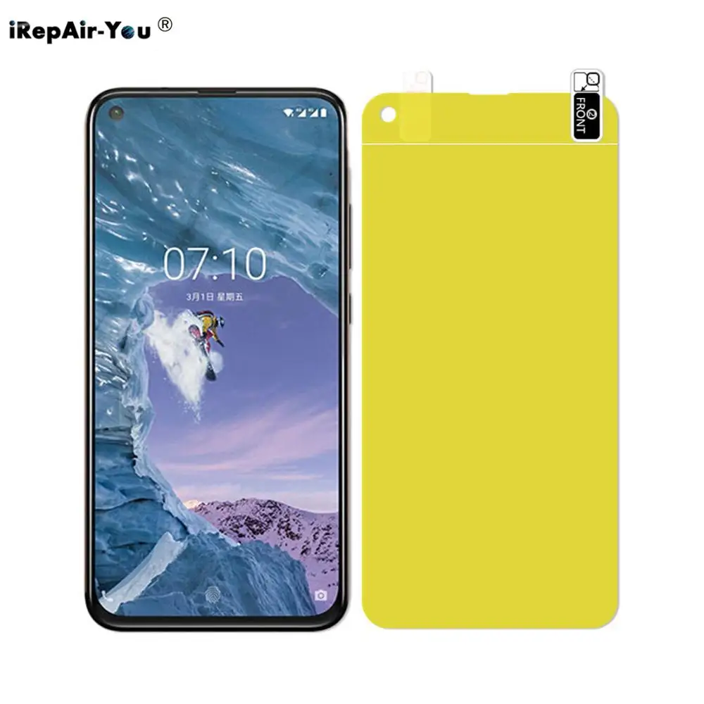 Новинка Гидрогелевая нано пленка 9D для Nokia 7 2 X71 X6 X5 8 Sirocco 1 6 5 3 Plus мягкая ТПУ