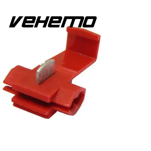Vehemo полезный 50 шт. красный синий оснастки на соединитель обжимной провода Splicer