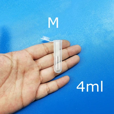 100 шт. морская вода для креветок накопительные трубки 2 мл/4 мл/10 мл с 5 сбора соломинки Артемия инкубационных auxiliaries для аквариума - Цвет: M 4ml with straws
