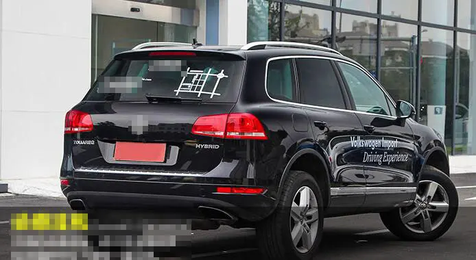 1 пара стикер из алюминиевого сплава установить боковую рейку Бар Багажник На