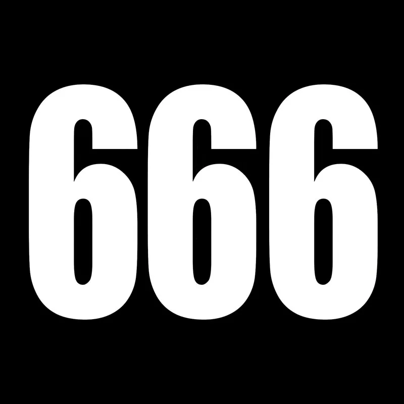 13*9 см 3x Number 6 Наклейка Виниловая наклейка Забавный сетевой язык Автомобильный
