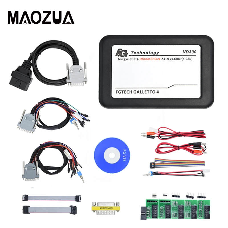 Новый чип ECU Тюнинг VD300 V54 FGTech Galletto 4 Master Fg tech BDM TriCore OBD функция|Диагностические