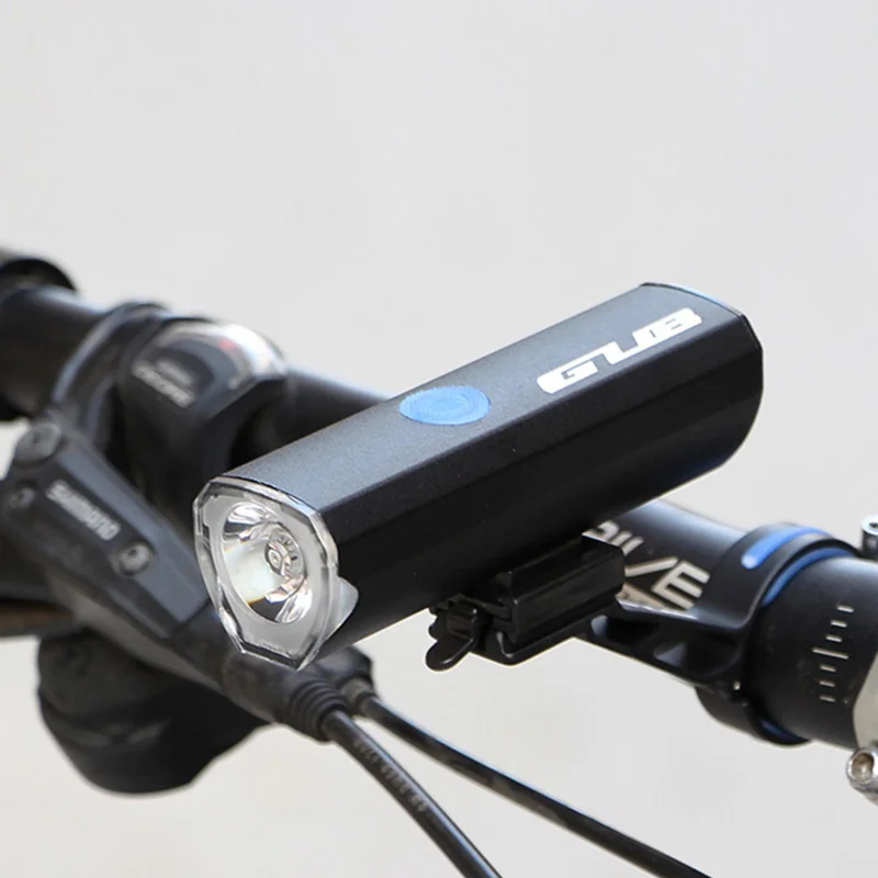 GUB USB Rechargeable Bicycle Headlight 2200 mAh 300 Lumen MTB Cycling Flashlight LED Front Lamp luces bicicleta Bike Accessories | Спорт и