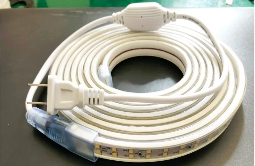 Яркий SMD2835 светодиодный гибкий ленточный свет 110 в 120 в высокой мощности 2835 Светодиодный ленточный светильник водонепроницаемый IP67 2 ряда 180 светодиодный s/метр