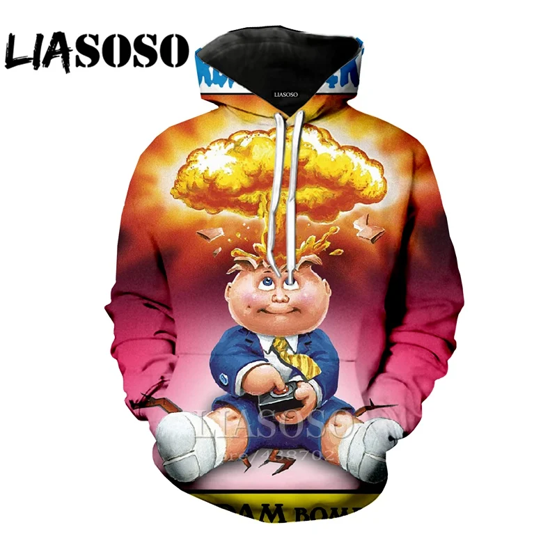 LIASOSO/футболка с 3d принтом в стиле аниме для мужчин и женщин модная футболка