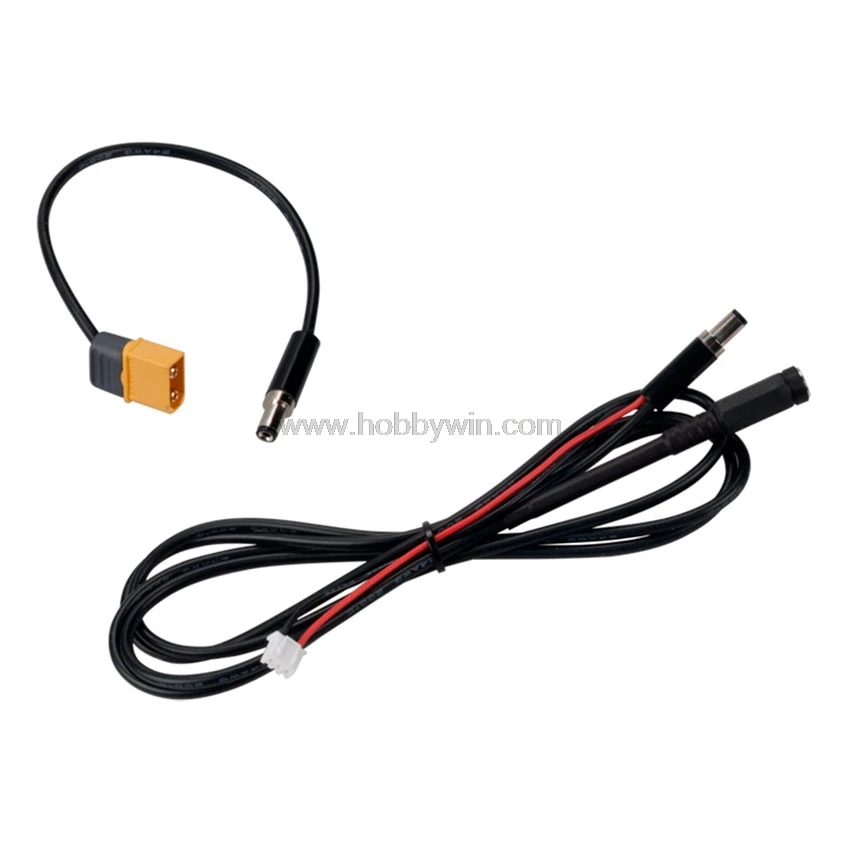 

Силиконовый удлинитель для аккумулятора, 150 см, 24awg, штекер питания постоянного тока 5,5x2,1 мм, Мужской и Женский, подходит для Fat Shark Goggle