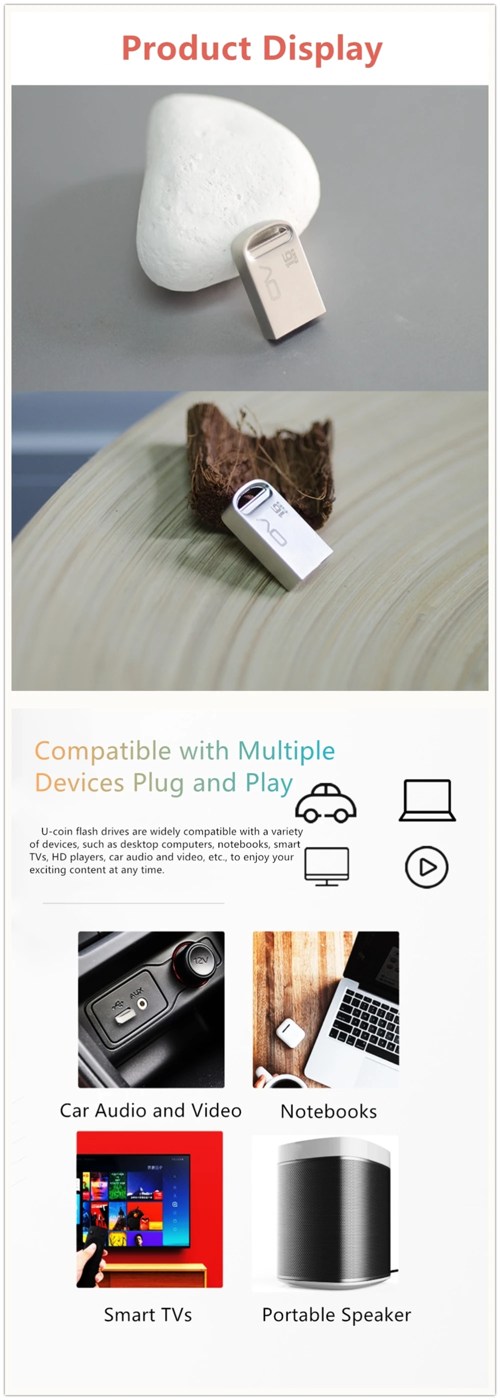 OV горячая Распродажа U-coin металлический USB флеш-накопитель Флешка 8 ГБ 16 ГБ 32 ГБ 64 ГБ флеш-карта памяти, Флеш накопитель usb stick cle usb