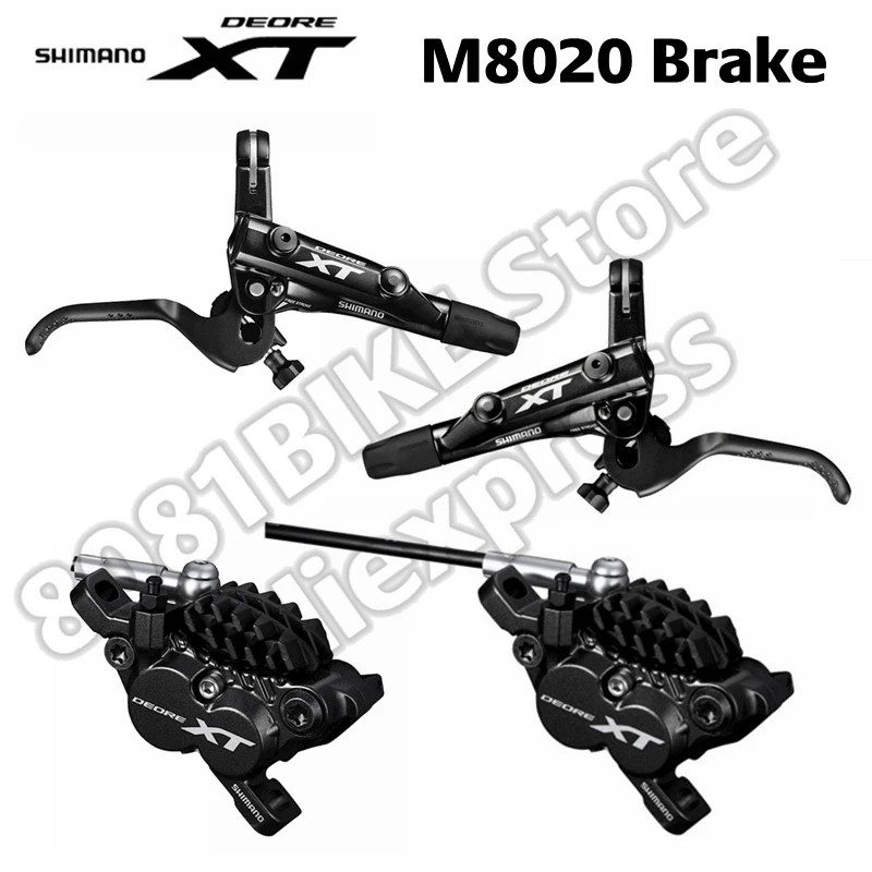 Shimano Deore XT BR-M8020 + BL-M8000 дисковый тормоз Гидравлический включает ICE-TECH колодки левый
