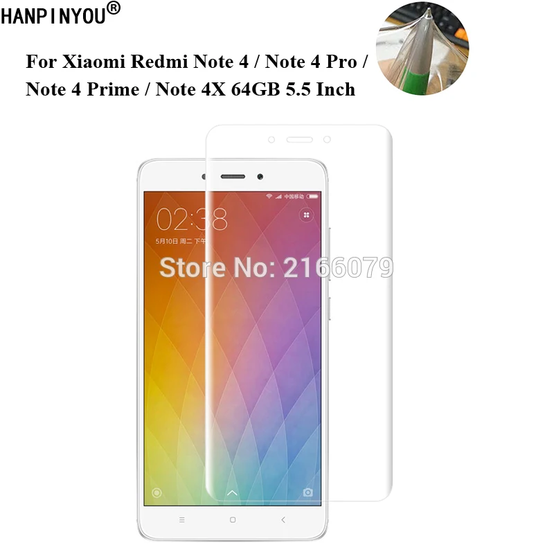 

Мягкая ТПУ Защитная пленка для Xiaomi Redmi Note 4 Pro Prime / Note 4X 64 Гб 5,5 дюйма