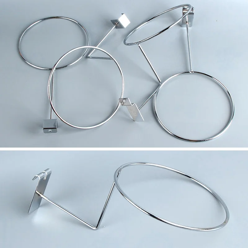 Металлический держатель для колец шляп париков крючков магазина витрина