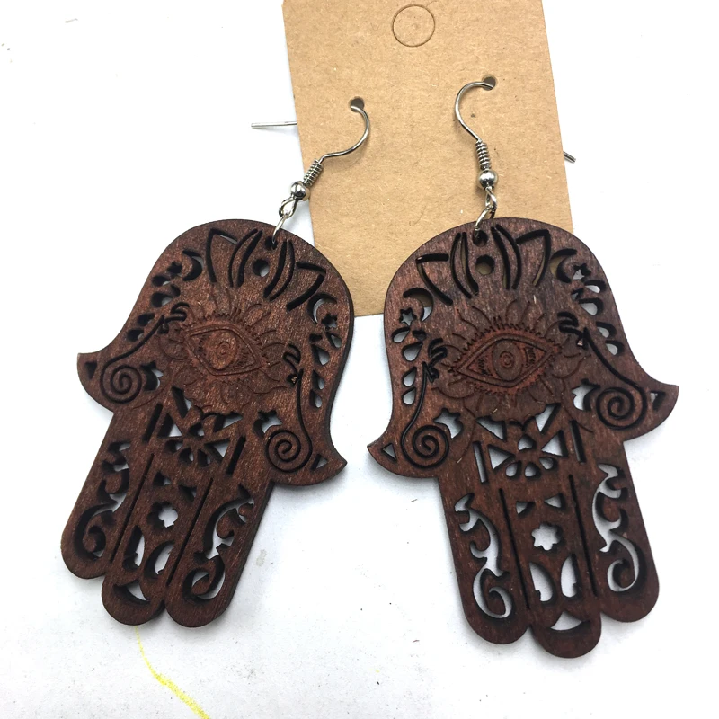 Деревянные серьги от злых рук|wooden earrings|earrings earringhand earrings |