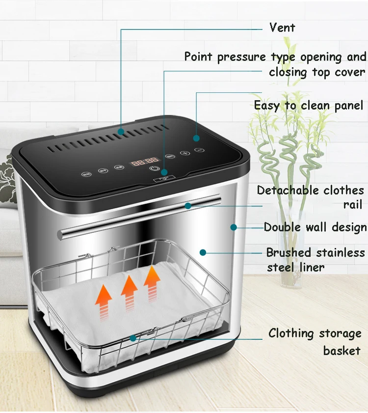 Сушилка для одежды 38л машина дезинфекции таймер бытовой уф стерилизация