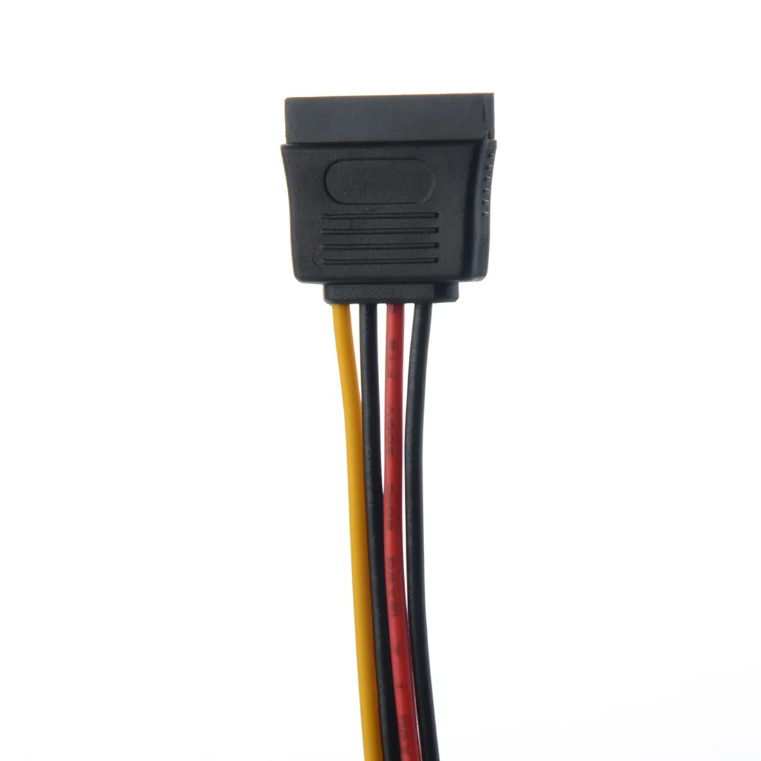 Новый 50 см кабель адаптера питания 15 Pin SATA штекер к двойному Molex 4 IDE HDD