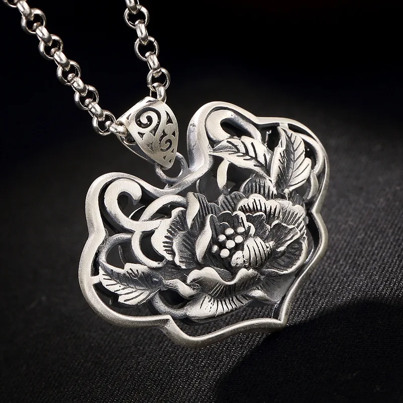 Подвеска в виде пиона подвеска стиле Джокера высококачественный Женский стиль