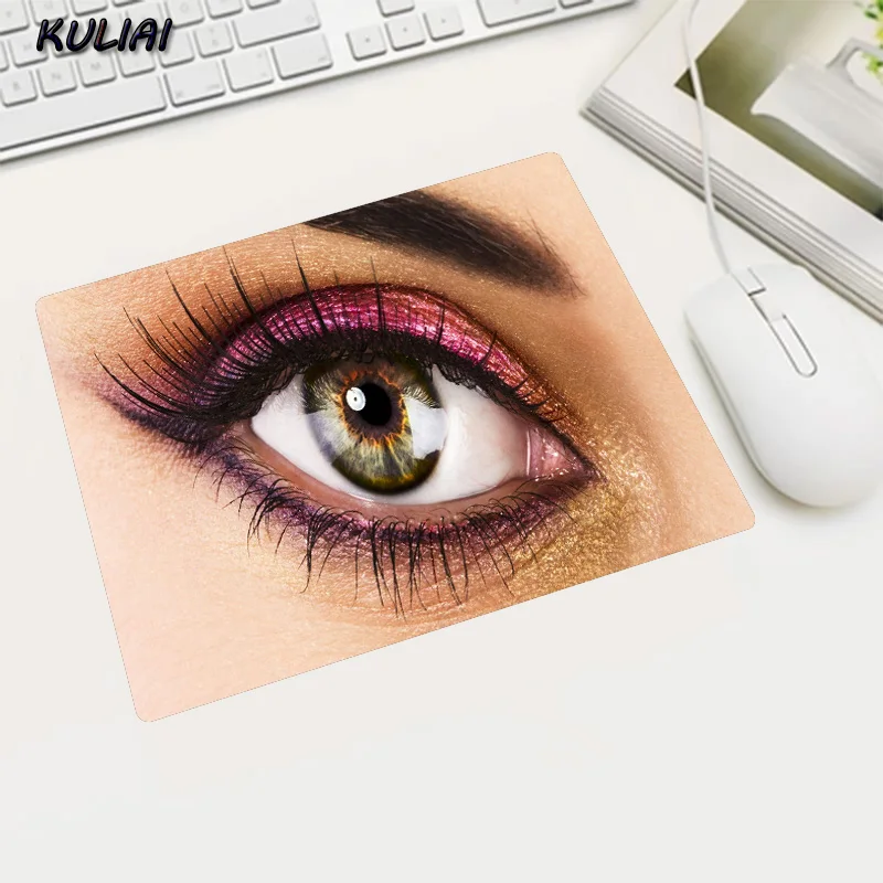 Коврик для мыши XGZ с красивым глазом небольшого размера дома и офиса Настольный