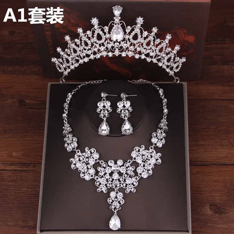 Moda Crystal Clear Joias Nupcial Do Casamento definder Mulheres Pageant Prom Acessorios de Noiva Tiara | Украшения и аксессуары