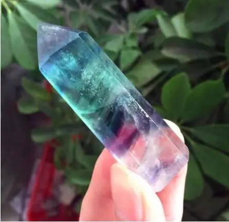 Натуральная флюоритовая Хрустальная флюоритовый кварц с двойной стрелкой