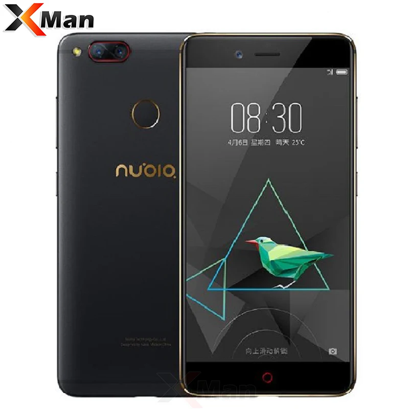 Оригинал Nubia Z17 Mini 4 Гб Оперативная память 64 Встроенная двойная задняя камера