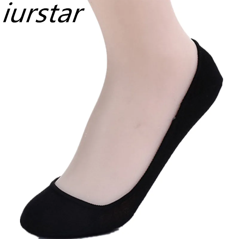 

1 Pair Hot Summer Women Cotton Sock Slippers Silicone non-slip socks Invisible Liner No Show ankle boat socks girl love