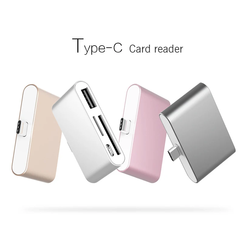 4-в-1 EtopLink концентратор USB C с 2 слотами для карт TF и SD Usb 3 0 OTG MacBook Pro Type-C | Электроника
