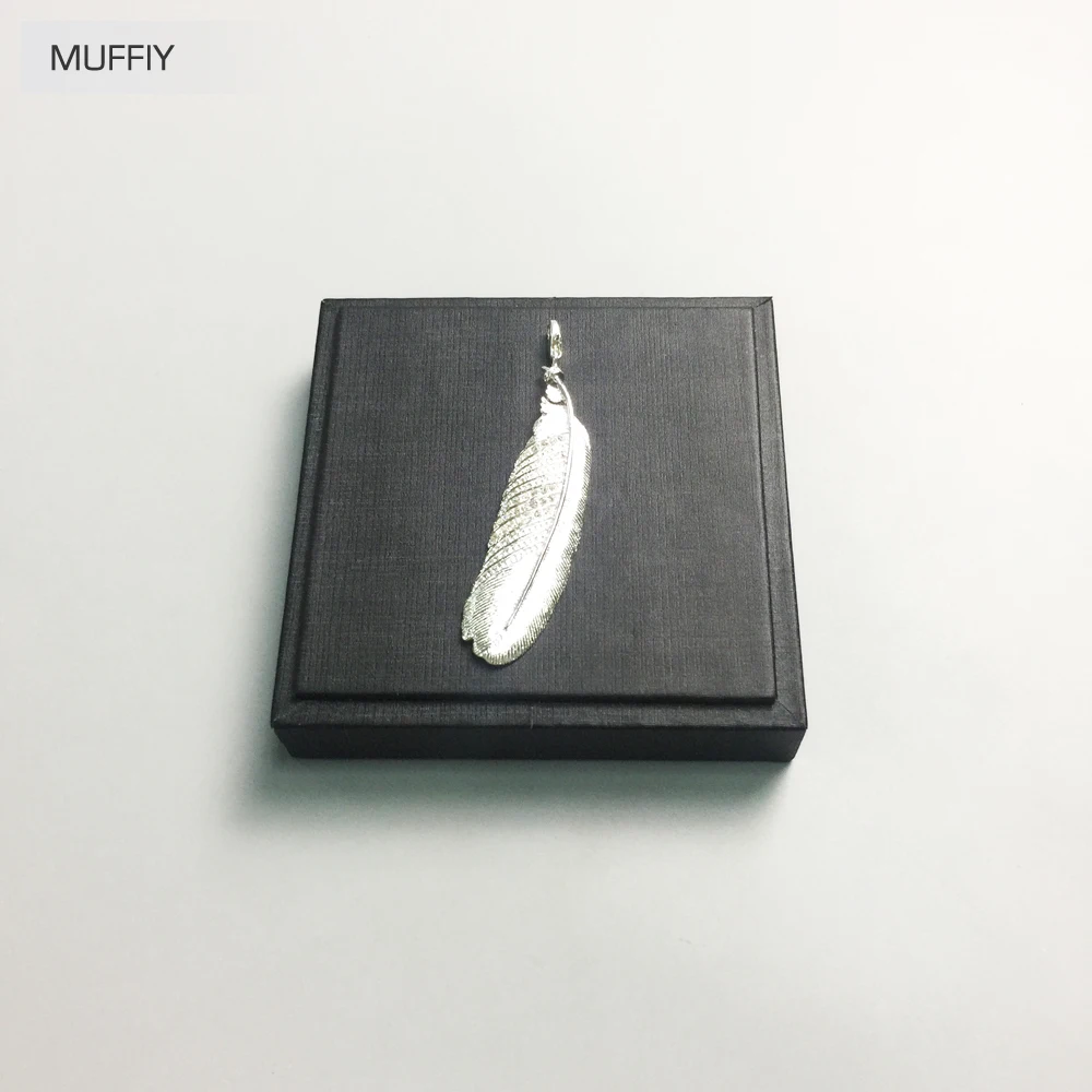 Подвески с перьями модные ювелирные украшения в европейском стиле для женщин