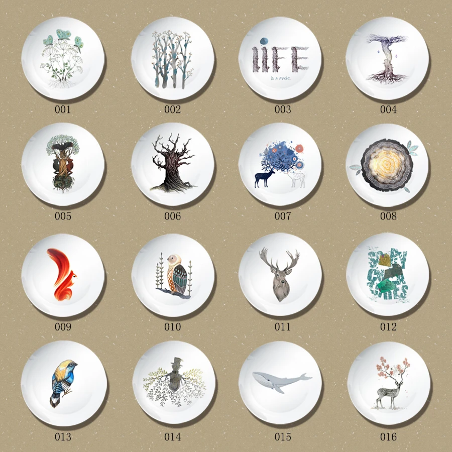 Простая декоративная тарелка в скандинавском стиле для гостиной дома дивана