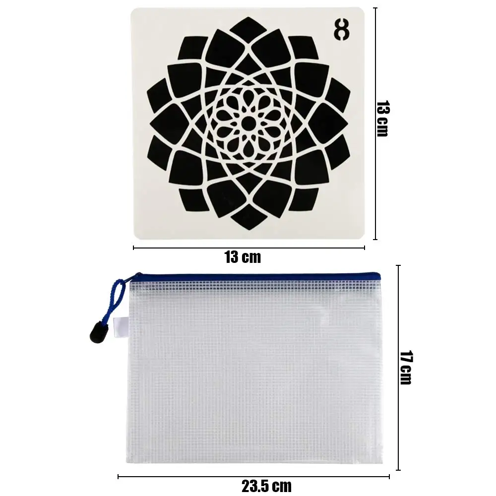 28 шт. трафареты мандалы узор в горошек DIY художественное ремесло тиснение узоры