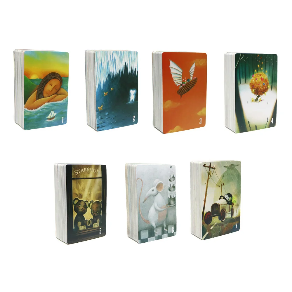 dixit карточная игра Английский обратно для домашней вечеринки дети забавная настольная игра