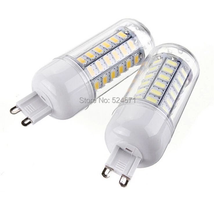Светодиодная лампа кукуруза 11 Вт G9 SMD 5730 56 светодисветодиодный Дов S 220 В теплый
