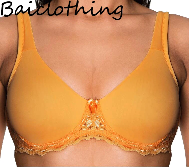 BAICLOTHING Прямая поставка женский полный охват на косточках без подкладки большой
