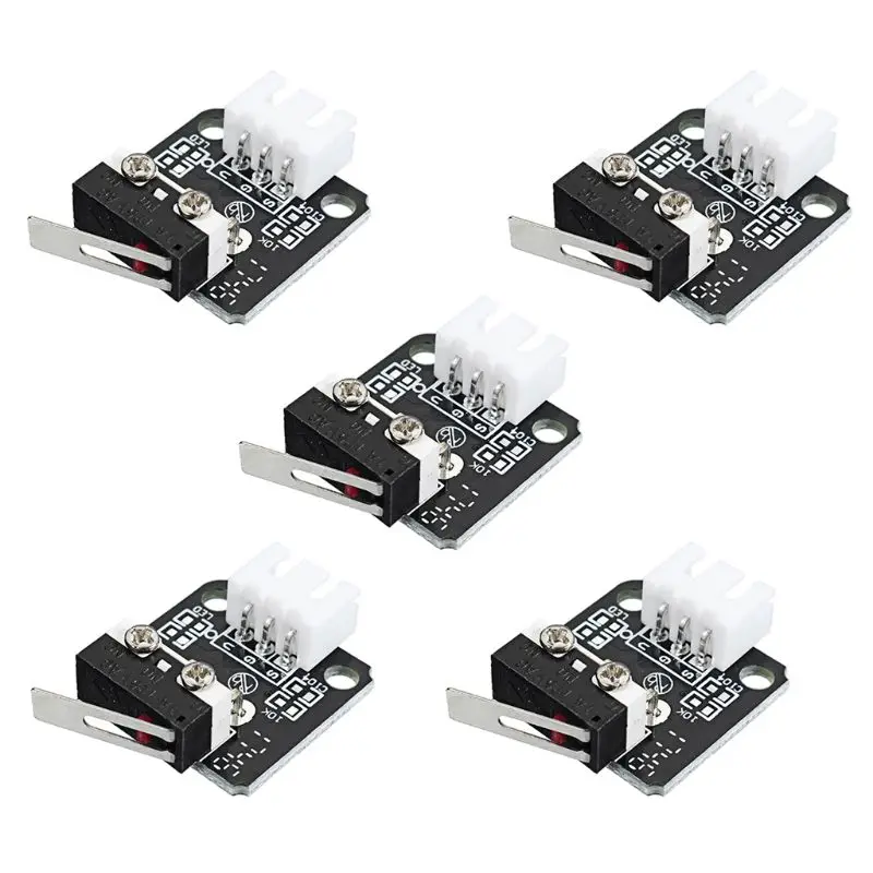 5 шт. аксессуары для 3D принтера X/Y/Z Axis концевой выключатель 3Pin N/O N/C Управление