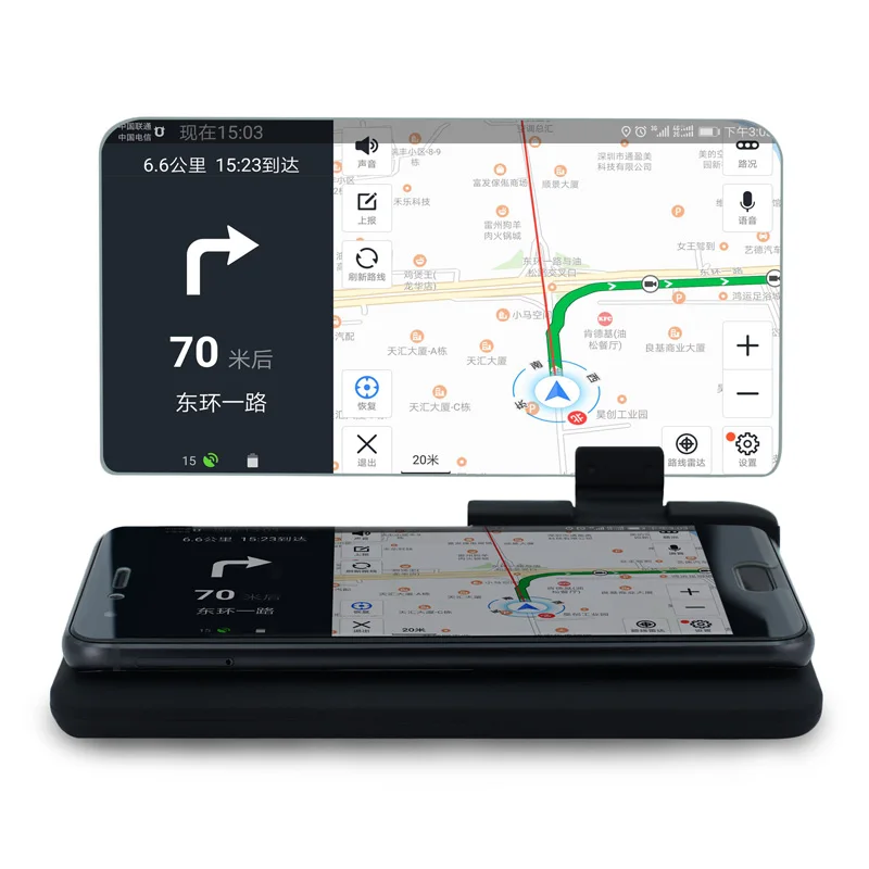 10 шт. в партии H6 Автомобильный кронштейн держатель HUD Дисплей GPS навигатор телефон