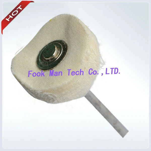 

50 pcs Mounted White Cloth Wheel FG2.35mm, Polishing Wheel GH090