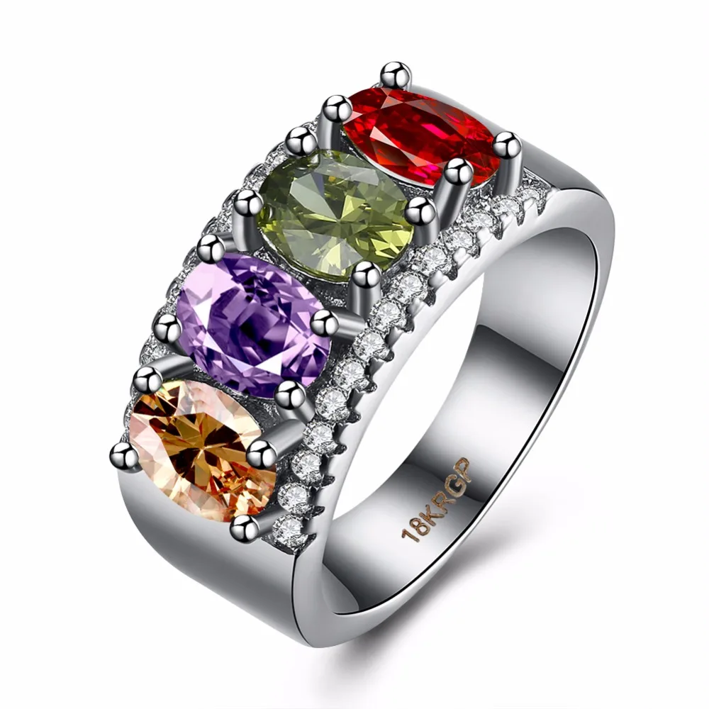 Женское Винтажное кольцо из 18 каратного золота 4 цвета|ring for|rings for womenring vintage |