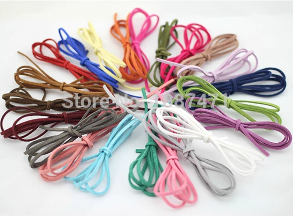 20 метров кожаный шнур из искусственной замши 3 мм | Дом и сад