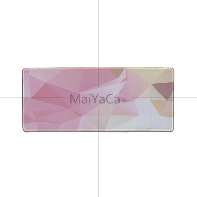 MaiYaCa, калейдоскоп, геометрические цветные офисные мыши, геймерский мягкий коврик для мыши, большой размер, компьютерный коврик для мыши, игровой коврик для мыши - Цвет: Lock Edge 40X90cm